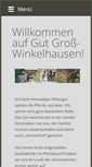 Mobile Screenshot of gut-sonnenhof.de